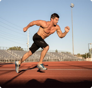 man/woman performing exercise